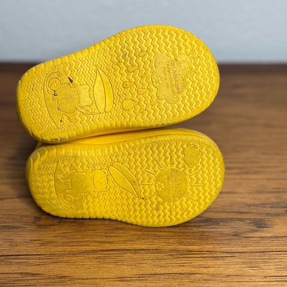 Okabashi Toddler Kendall Rain Boots, Yellow Size 6 - Picture 5 of 5